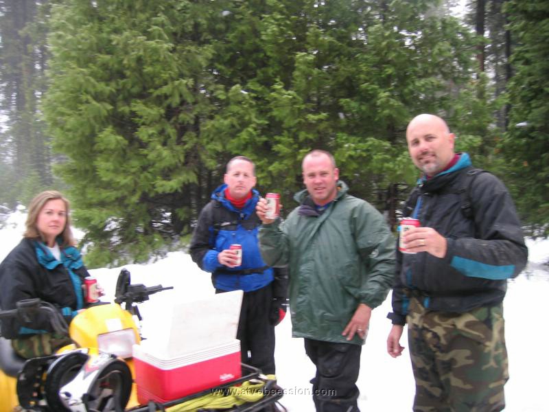 17. Blurry...and only 1 beer Larry.  Miren, Terry, Jack and Ken.jpg