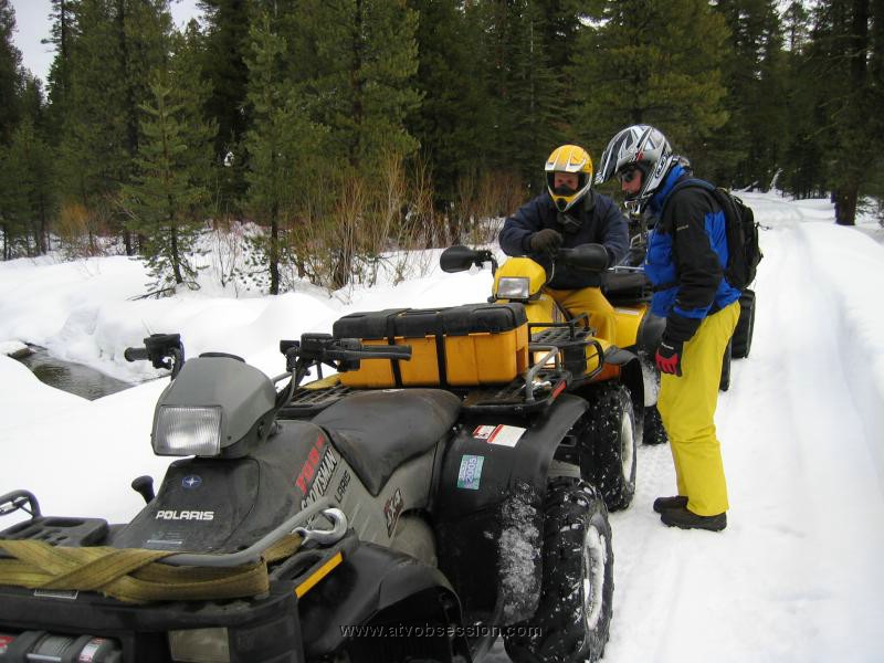 03. On the trail. Stopped on the Old Car Wash Bridge..jpg