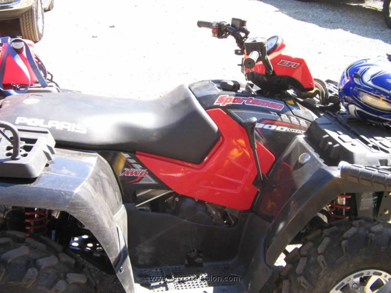 023. Dusty's new Polaris 800 EFI...no longer Honda Man..jpg