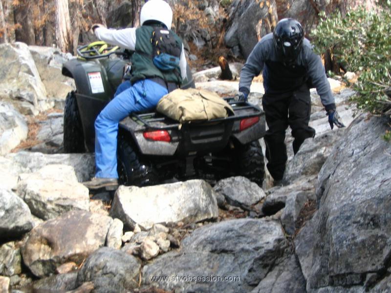 062. Dusty in a tough little spot after the river..jpg