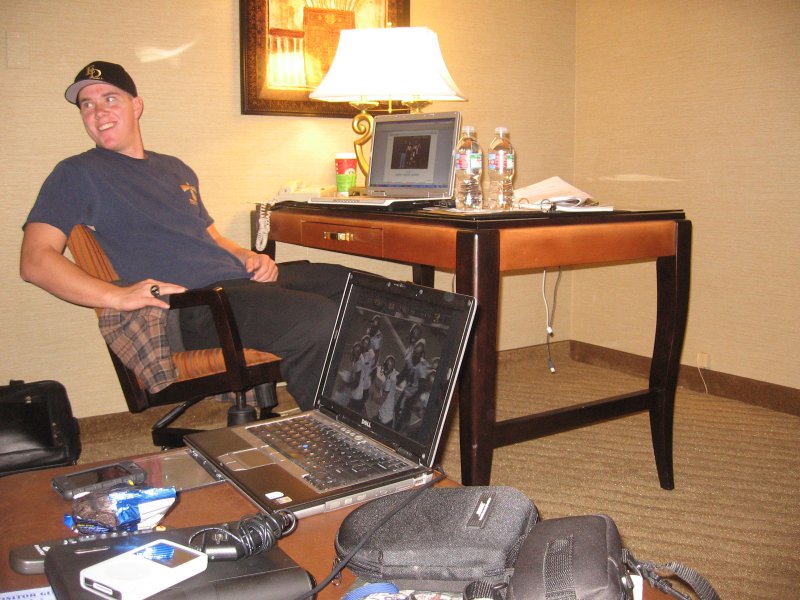 37. Trace is all smiles the next day at the hotel..jpg