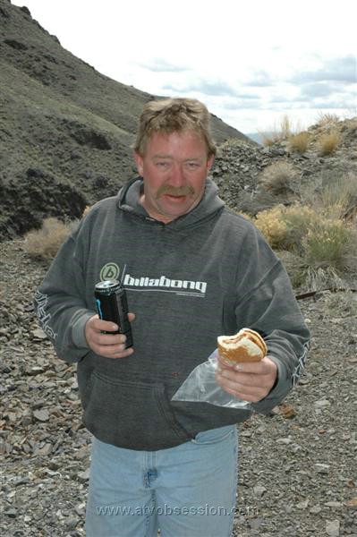 106. Mr. Bills Dines On A Gourmet Turkey and Pancake Sandwich..jpg