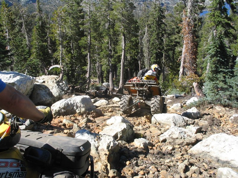 36. A rock is holding it up on the belly pan..jpg