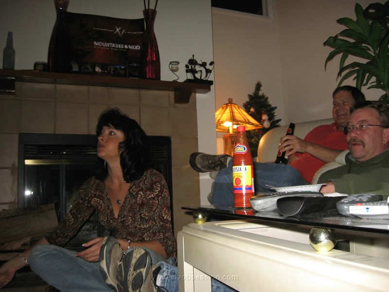 14. Lori, Tom and Mr. Bill soak in the DVD..jpg