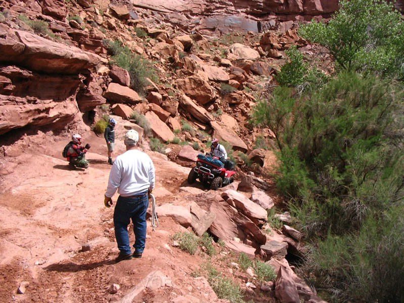 085. Ken shoots Larry, while Steve and Dusty watch..jpg