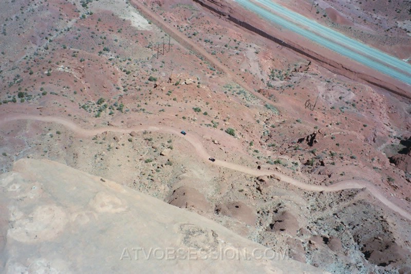 062. A couple rigs heading down where we were earlier..jpg