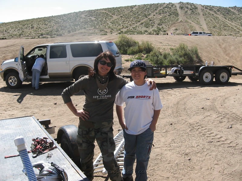 086. Lori and Matt after we break up camp before our ride..jpg