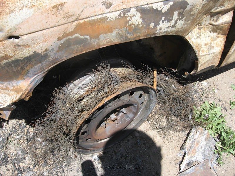 102. Only the steel belts are left behind..jpg