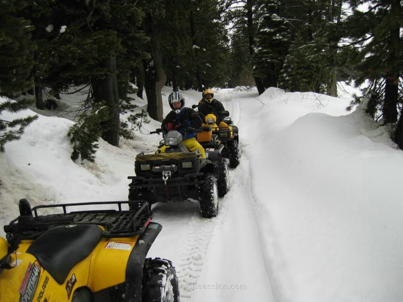 138. Terry and Larry sit where 'Scuz's' dream date plowed through a puddle..jpg