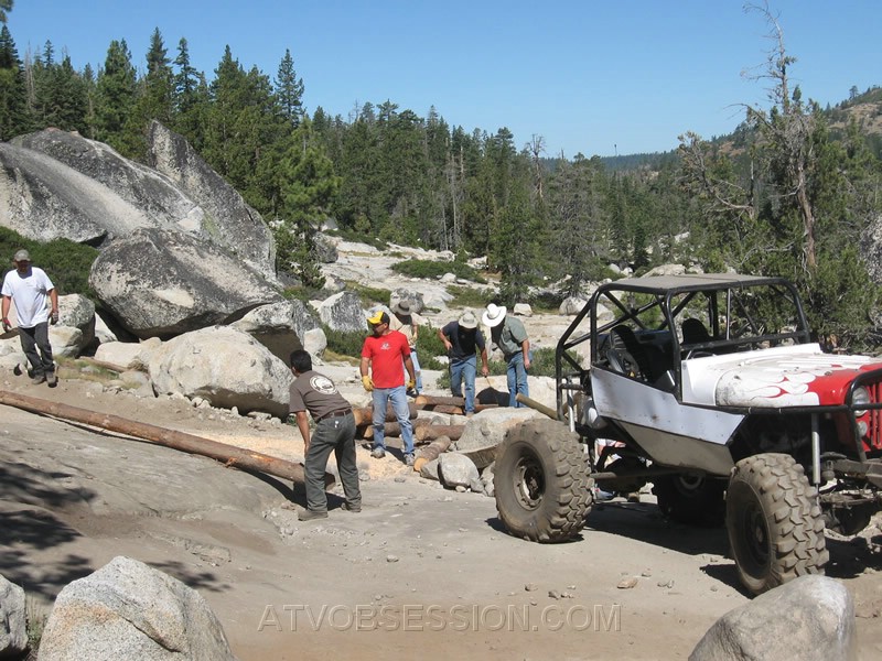 18. FOTR builds a fence, to keep people on the trail..jpg