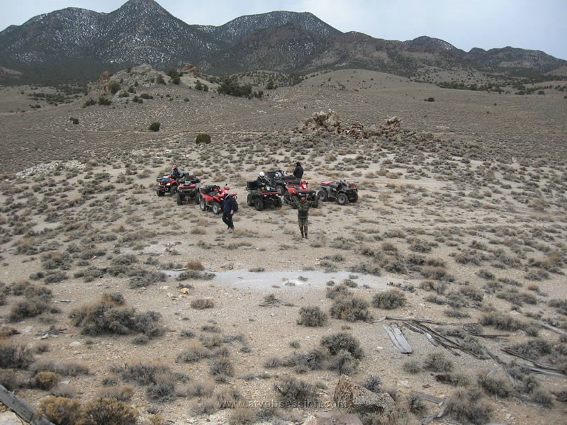202. Lori stands before the Quad Gods at our last mine..jpg
