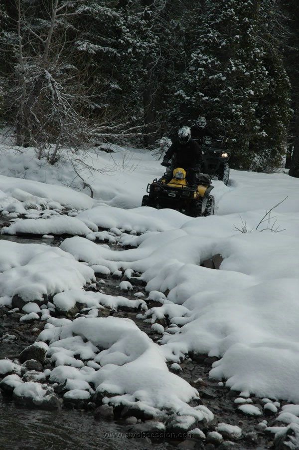45. Back down to the bottom, Keith crosses the creek..jpg